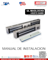 Manual de Instalacion BEA MAGLOCK, ADS Puertas y Portones Automaticos S.A. de C.V.